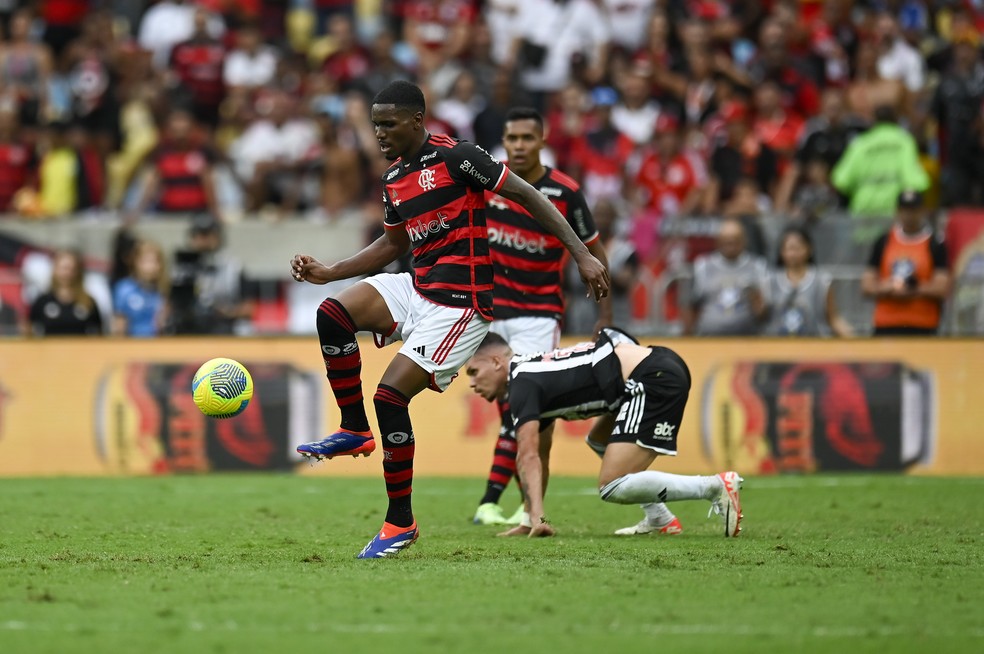 Evertton Ara�jo em Flamengo 3 x1 Atl�tico-MG, na final da Copa do Brasil � Foto: Marcelo Cortes/Flamengo