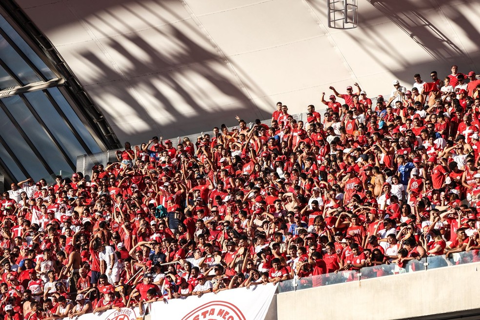 América-RN x Juazeirense, Arena das Dunas, torcida do América-RN — Foto: Alexandre Lago