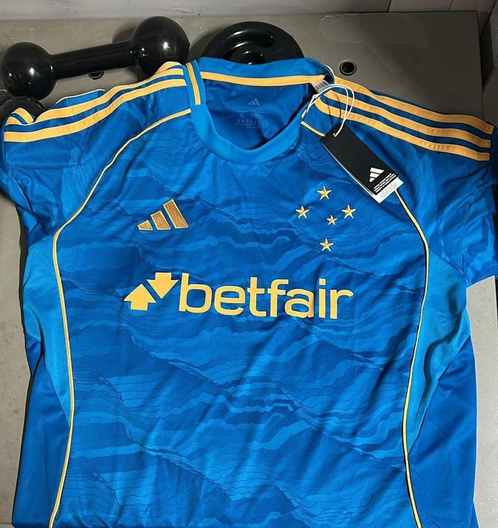 Camisa 3 do Cruzeiro em 2025 — Foto: Reprodução redes sociais