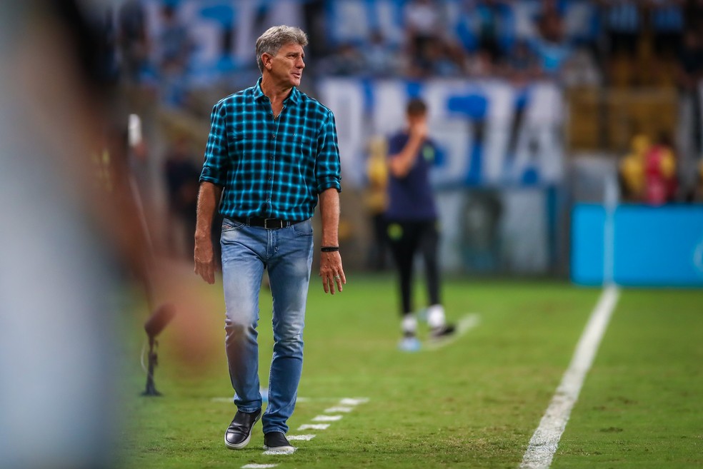 Renato Portaluppi, técnico do Grêmio — Foto: Lucas Uebel/Grêmio