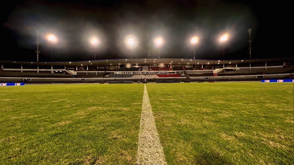 Estádio Rei Pelé será palco de CRB e Cuiabá — Foto: Comunicação / Vila Nova F.C.