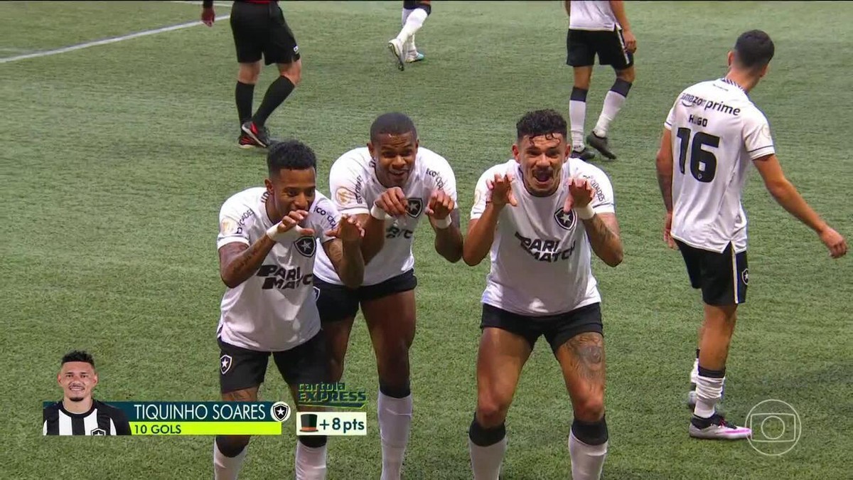 Botafogo vence, quebra tabu e pula para a vice-liderança da Série