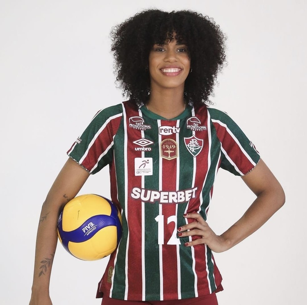 Ponteira dominicana Massiel Matos é uma das apostas do Fluminense para a temporada 2024/25 — Foto: Reprodução/Instagram