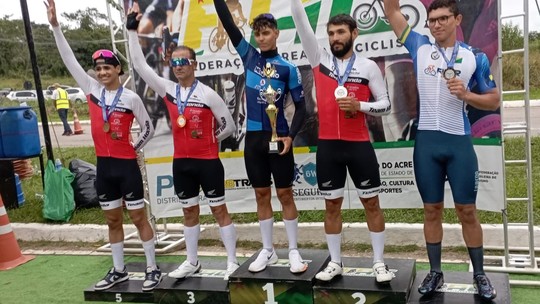 Endril Lima vence Elite Masculino na 3ª etapa do Acreano de Ciclismo de Estrada; veja classificação - Foto: (Divulgação/FAC)