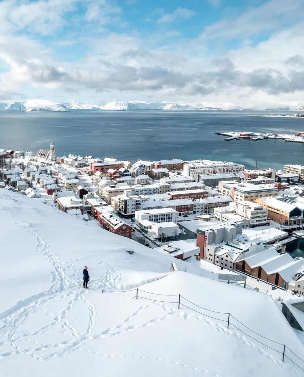 Hammerfest, cidade natal de Marcus Pedersen