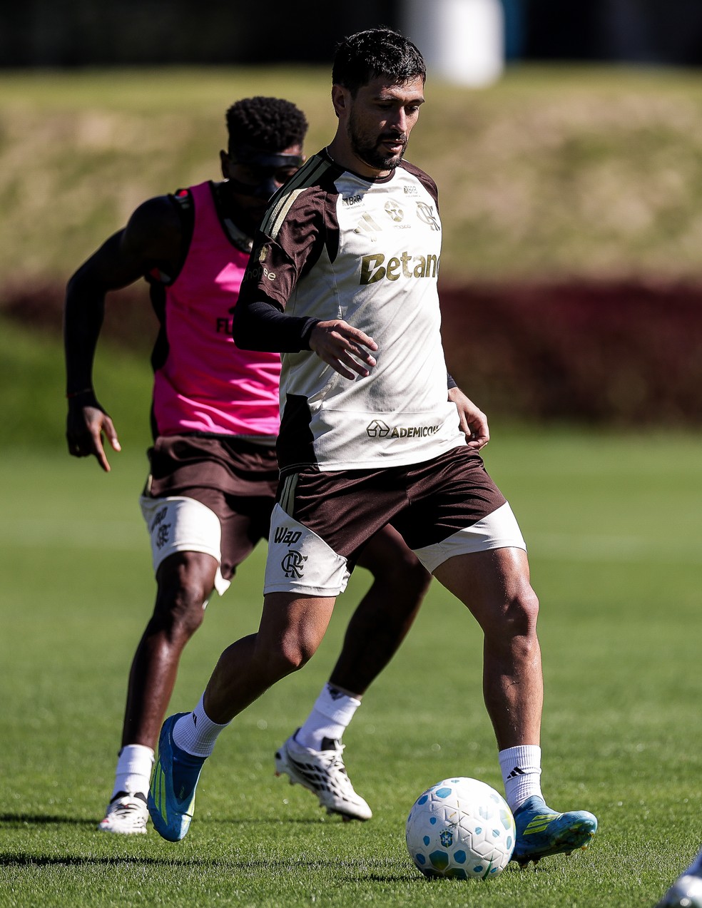 Arrascaeta treinou com o grupo no �ltimo domingo � Foto: Gilvan de Souza / Flamengo