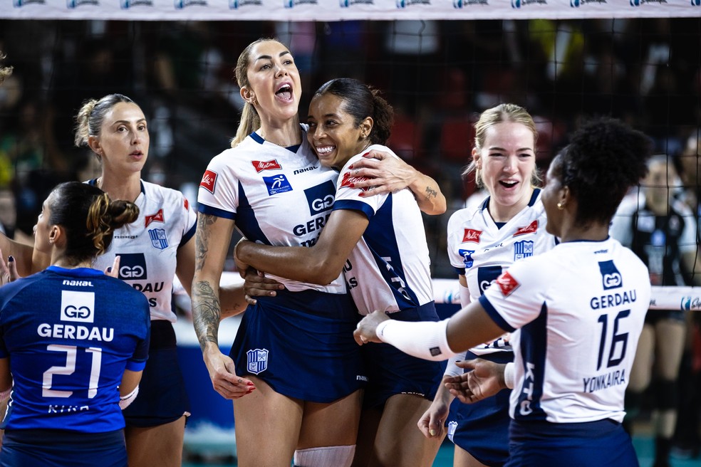 Minas foi o campeão da última Superliga Feminina de vôlei — Foto: Hedgard Moraes/MTC
