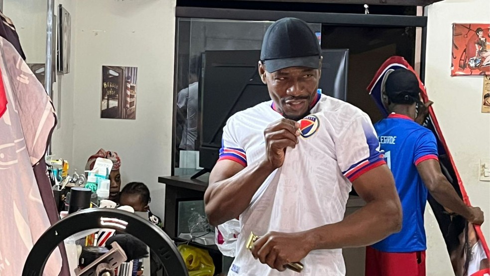 Time Estrela formado por haitianos em Uberlândia