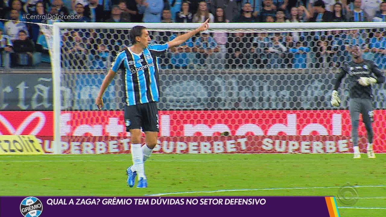 Qual a zaga? Grêmio tem dúvidas no setor defensivo