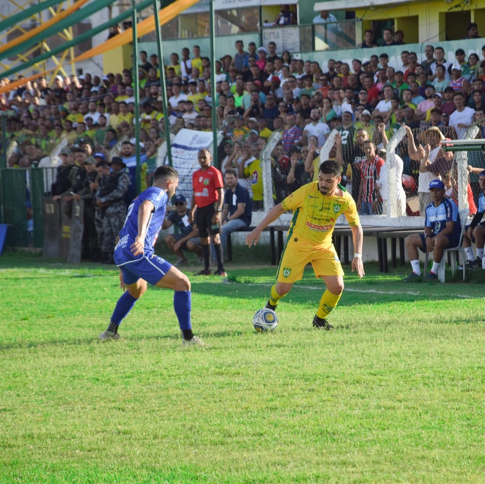 Picos e Oeirense se enfrentaram na final da Série B estadual em 2023 — Foto: Matheus H/SEP