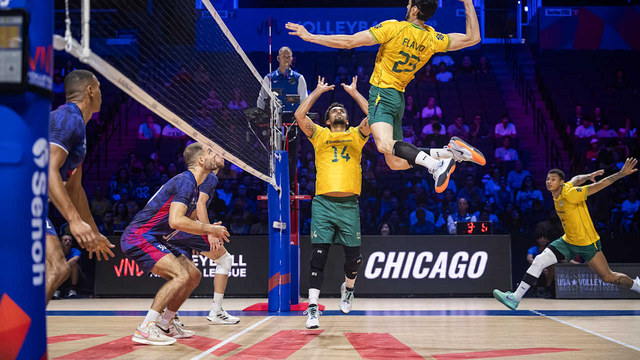 Brasil x França: Liga das Nações Masculina de Vôlei