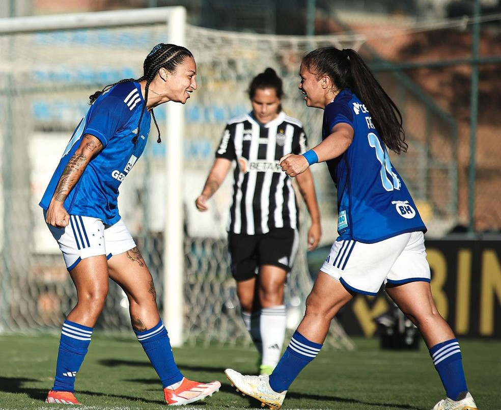 Byanca Brasil, Cruzeiro, Atlético-MG, Campeonato Brasileiro feminino — Foto: Gustavo Martins