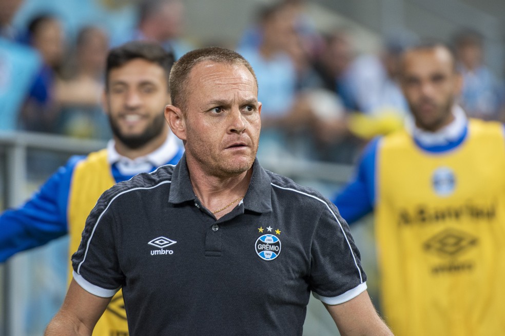 Preparador físico do Grêmio, Rogério Dias, o Rogerinho — Foto: Pérsio Ciulla | TXT Sports