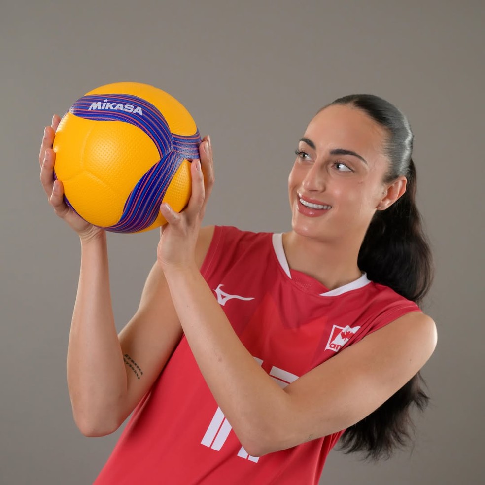 Andrea Mitrovic é novo reforço do Praia Clube — Foto: FIVB/Divulgação