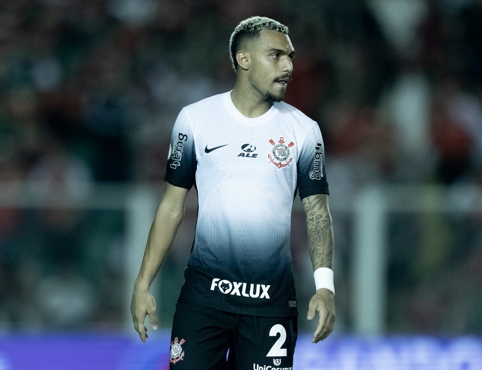 Matheuzinho em Inter x Corinthians — Foto: Rodrigo Coca/Ag Corinthians