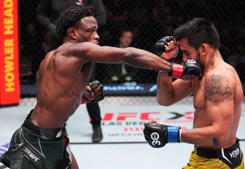 Da'Mon Blackshear venceu o brasileiro Luan Lacerda no UFC em Las Vegas — Foto: Getty Images