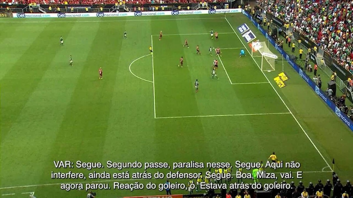 Houve impedimento? O VAR usou o frame correto? Vejas as polêmicas do gol  anulado do Palmeiras contra o Flamengo