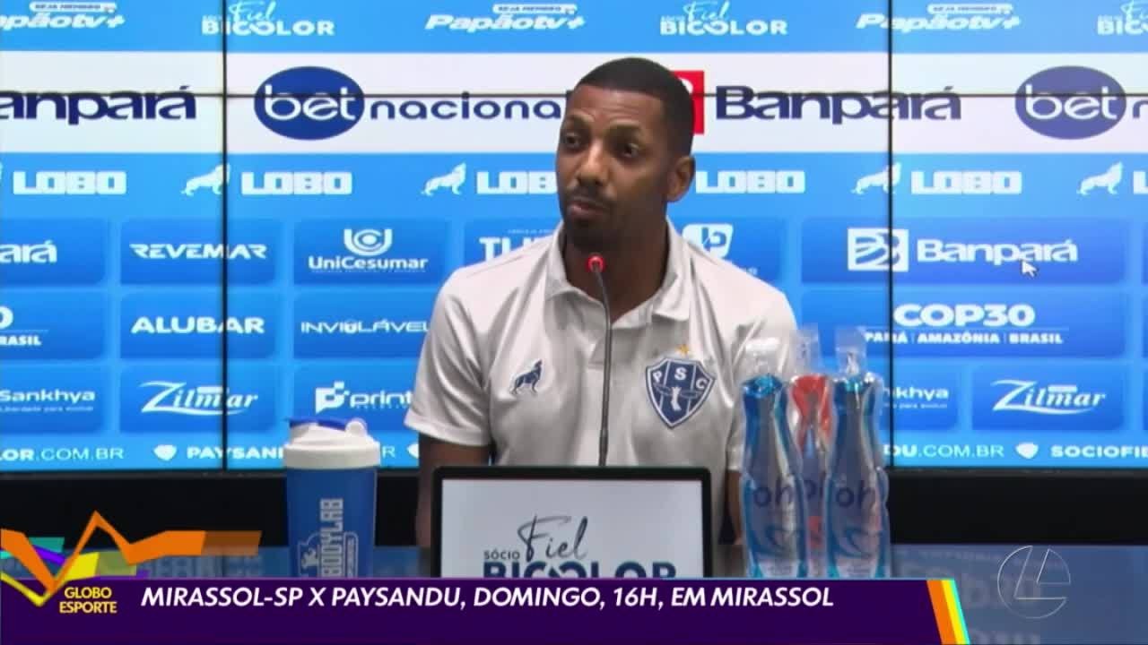 Paysandu joga contra Mirassolapp que aposta 1 realSão Paulo