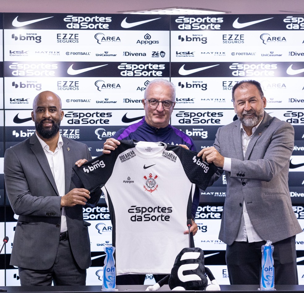 Dorival J�nior � apresentado como t�cnico do Corinthians � Foto: Rodrigo Coca / Corinthians