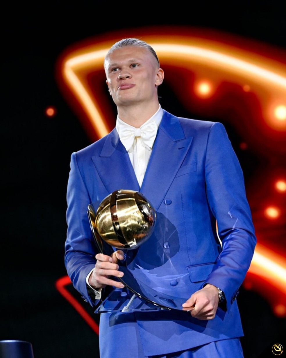 Haaland é eleito melhor do mundo no Globe Soccer, que premia Cristiano  Ronaldo e Casemiro | futebol internacional | ge