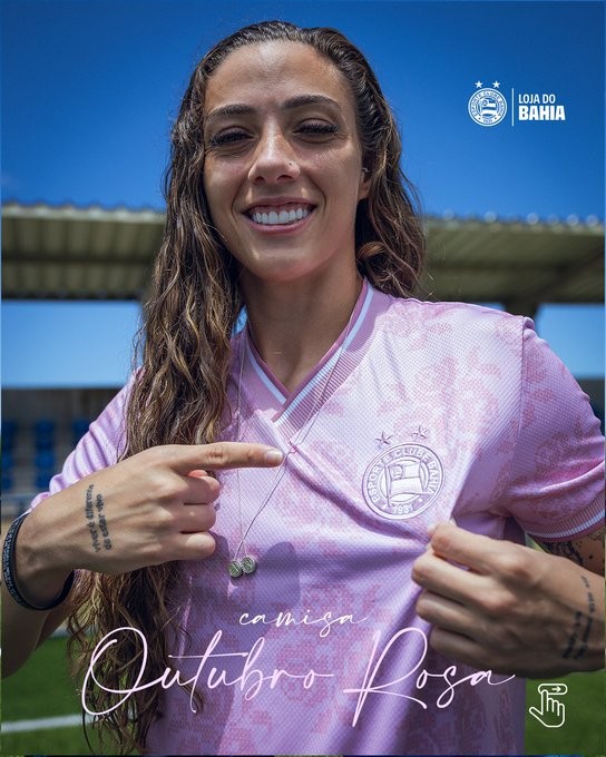 Bahia lança nova camisa em homenagem ao Outubro Rosa