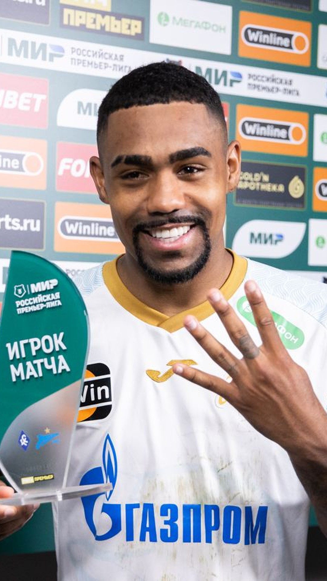Malcom marca primeiro gol pelo Zenit em goleada no Campeonato Russo
