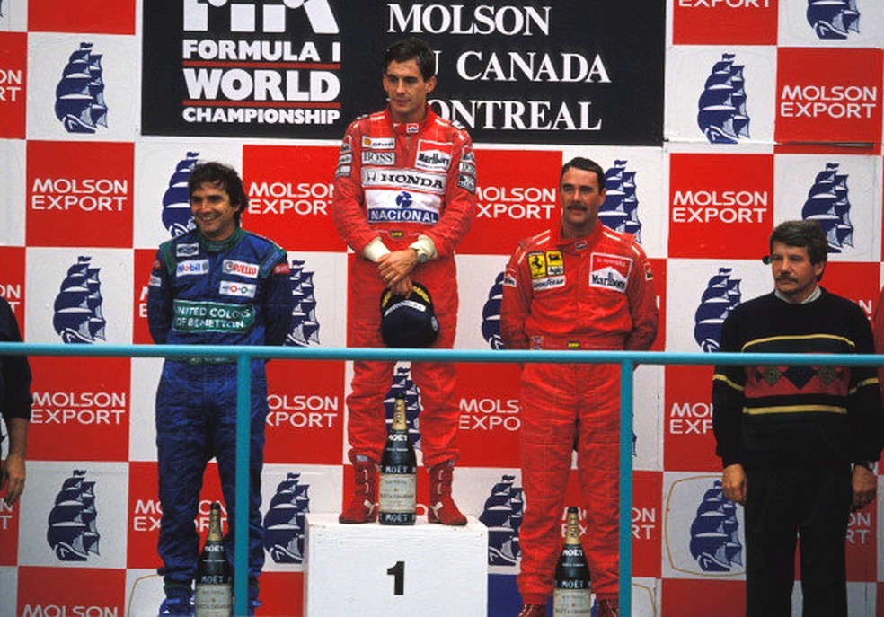 Pódio GP do Canadá 1990 — Brasil na Copa