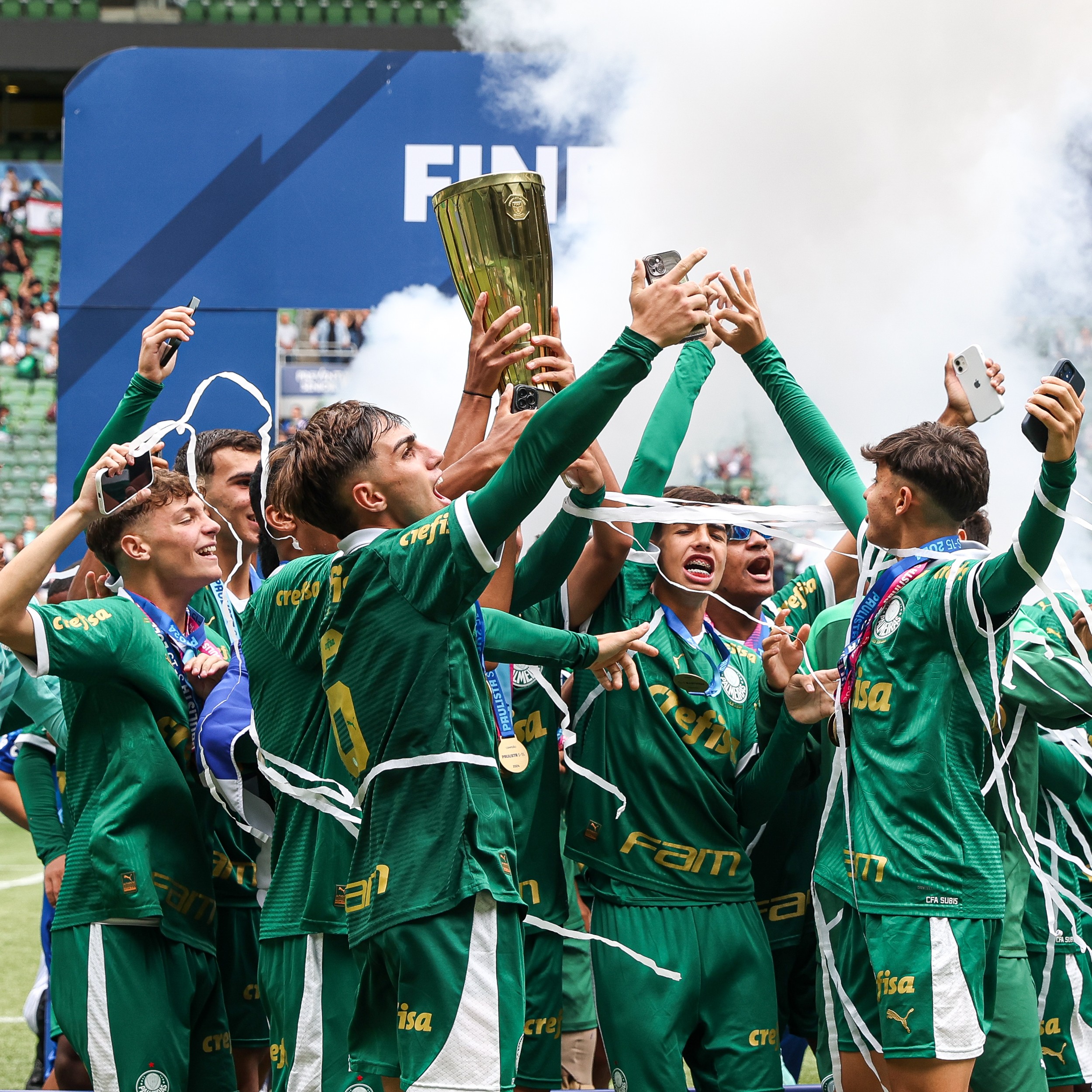 Palmeiras se destaca com 36 finais em cinco anos, consolidando sua base talentosa