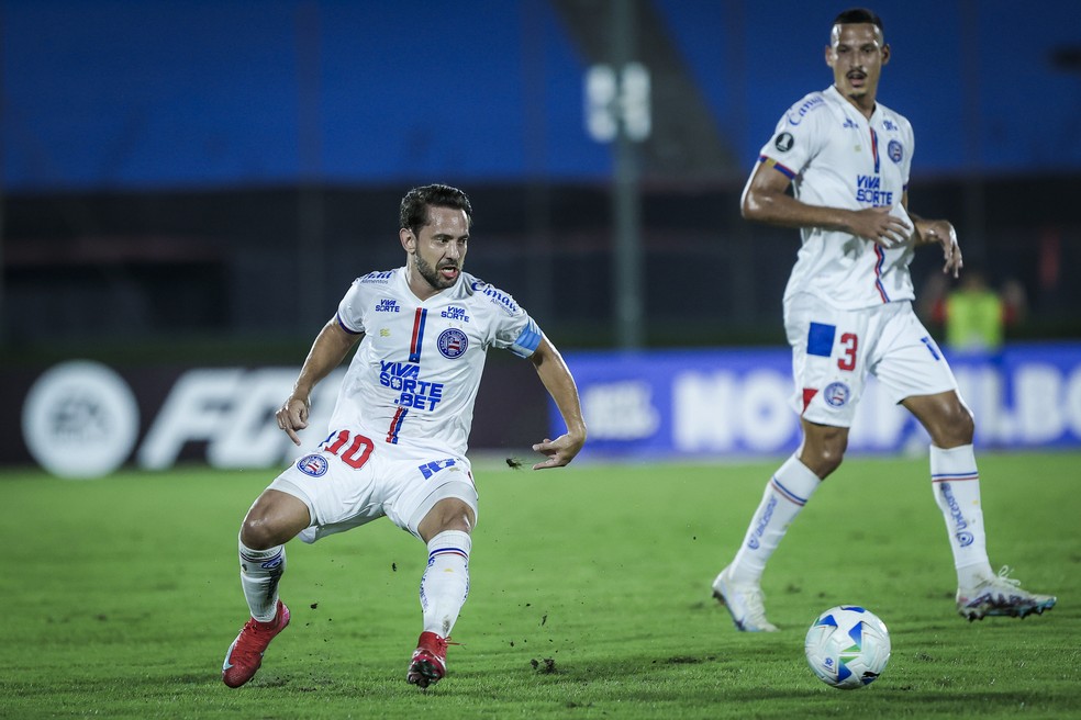 Everton Ribeiro em Boston River x Bahia — Foto: Rafael Rodrigues / EC Bahia