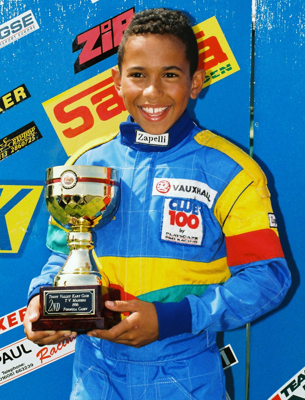 Aos 10 anos Hamilton conquistou título no kart