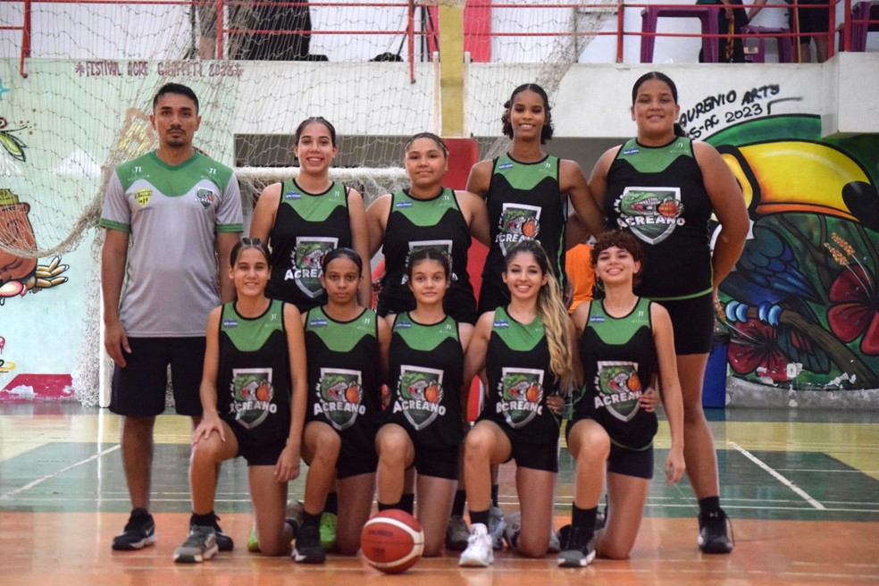 AAB, campeão acreana de basquete 2025 — Foto: Arquivo pessoal/Manielden Távora