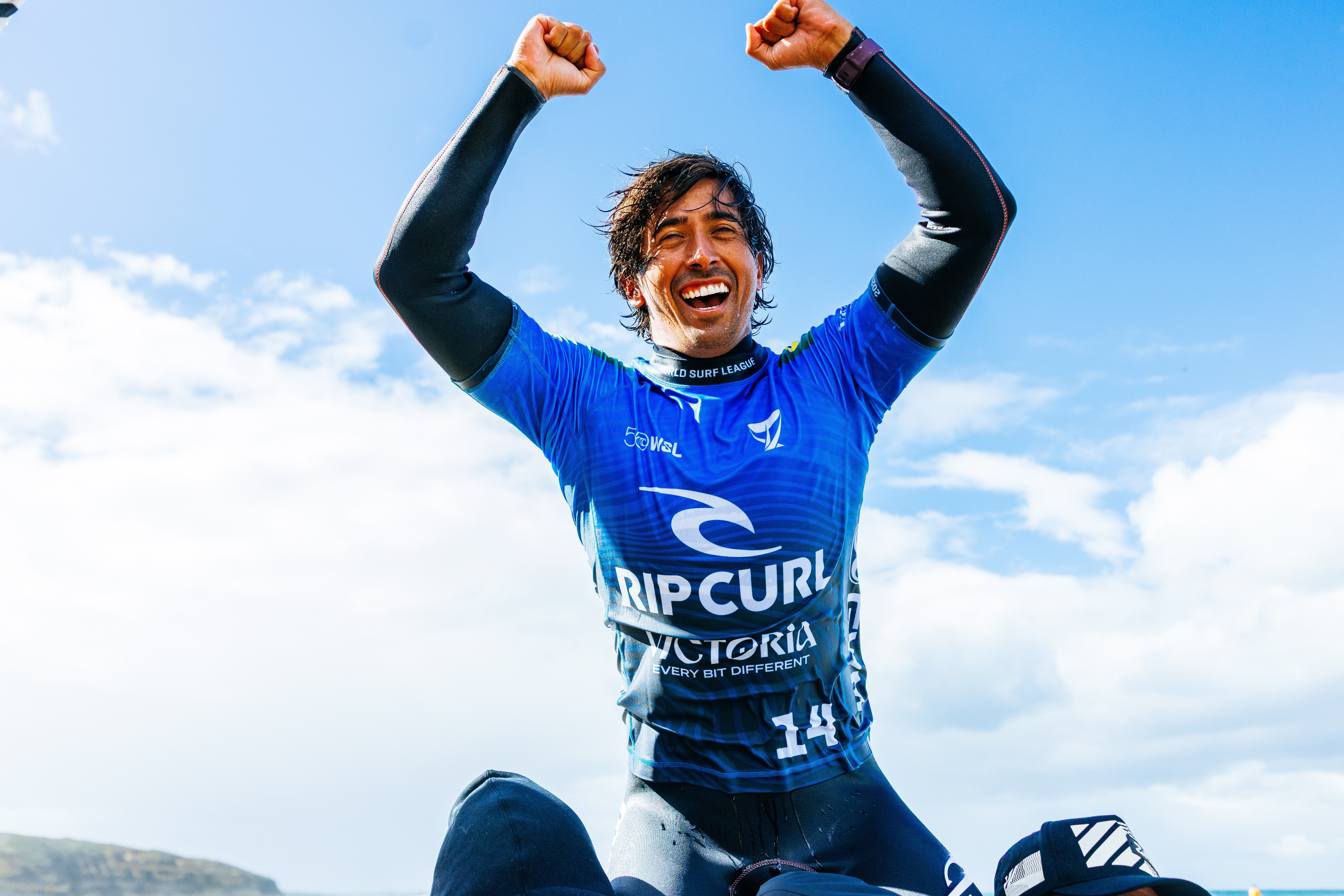 Em final brasileira, Miguel Pupo é campeão em Bells Beach
