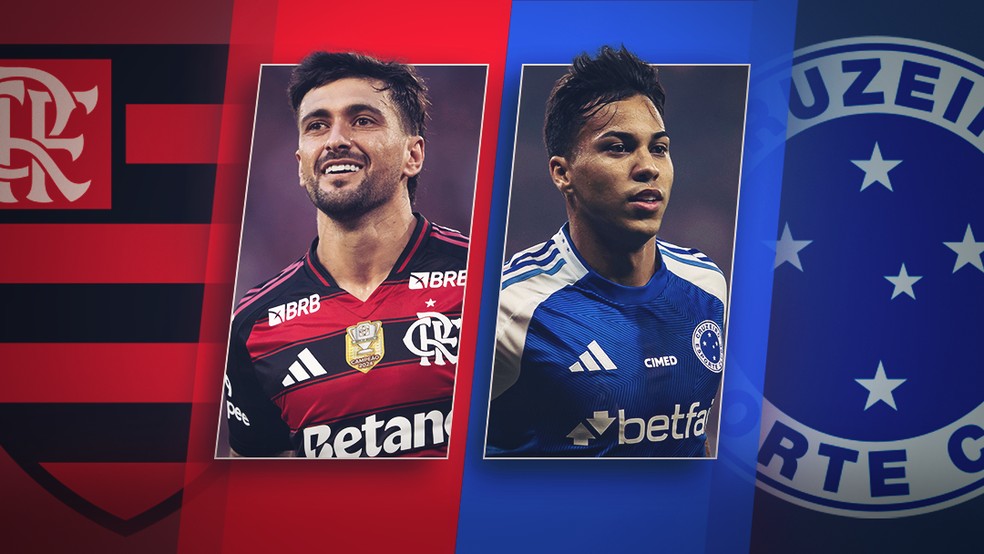 Arrascaeta e Kaio Jorge — Foto: Infoesporte