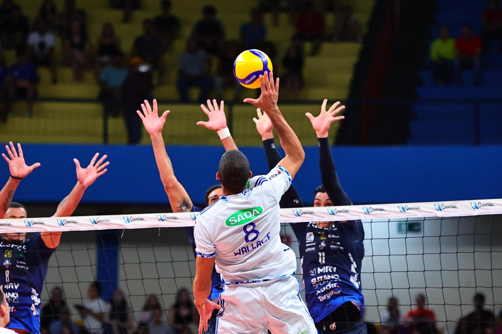 Suzano x Cruzeiro, Campo Grande, Superliga masculina 2024/25 — Foto: Anderson Menezes
