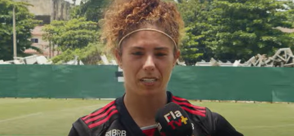 Cristiane, de 38 anos, marcou o primeiro dela com a camisa do Flamengo