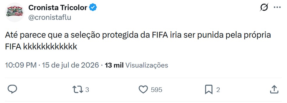 Web reage a faixa sobre as Malvinas utilizada pelos jogadores em Argentina x Inglaterra — Foto: Reprodução