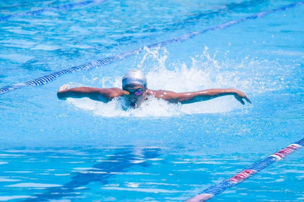 Jogos Escolares: 26 atletas conquistam classificação para fase estadual da natação — Foto: Foto: Helder Freire da Silva/Fade