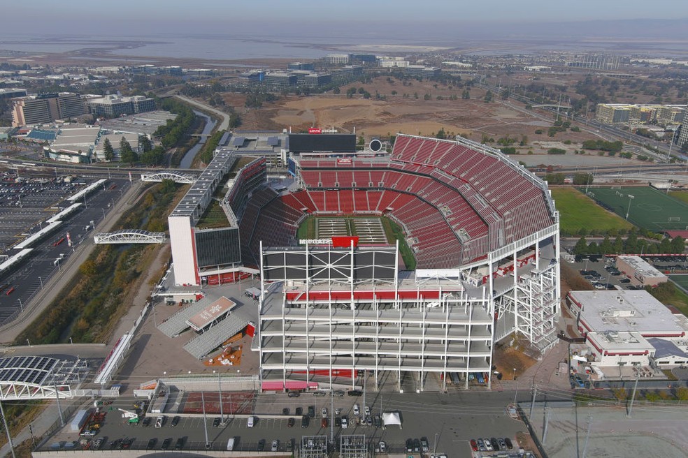 Estádio Levi's, em São Francisco, será uma das 16 sedes da Copa do Mundo e 2026 — Foto: Getty Images