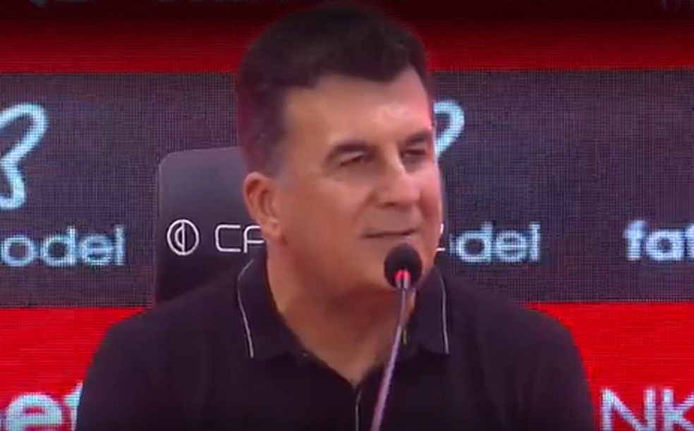 Fábio Mota, presidente do Vitória, após jogo contra o Cruzeiro