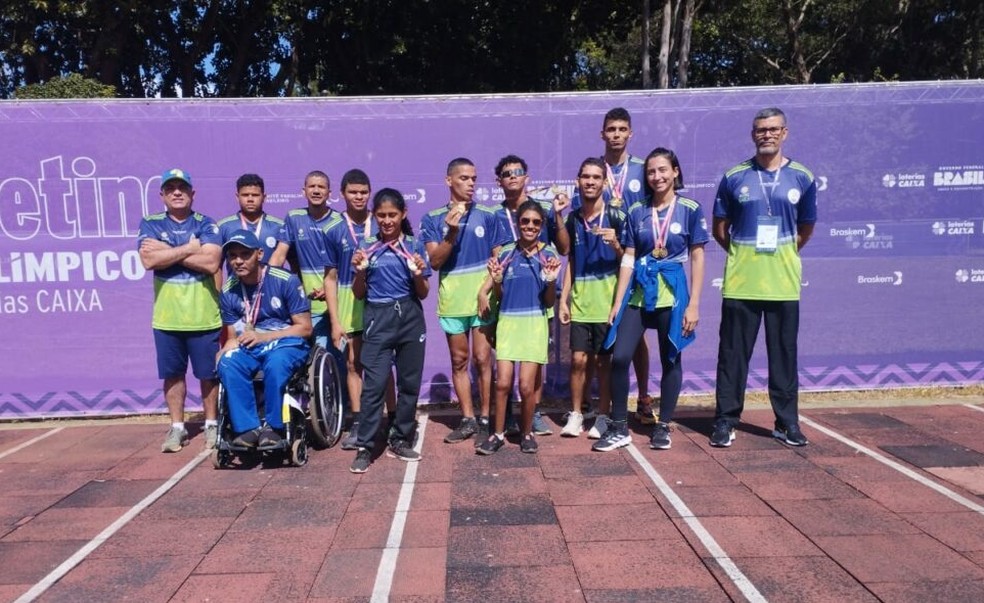 Paratletas do Acre conquistam medalhas no Meeting Paralímpico, em Brasília — Foto: Divulgação