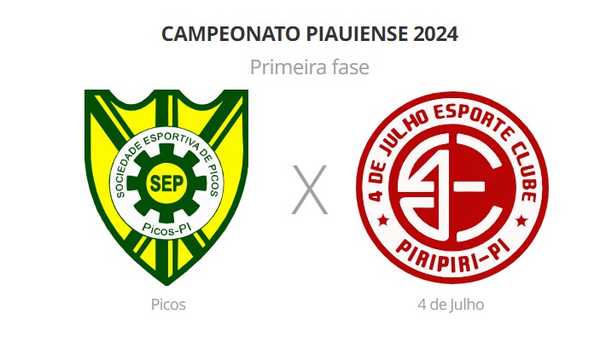 Picos x 4 de Julho: veja onde assistir ao vivo, horário e escalações | campeonato piauiense | ge
