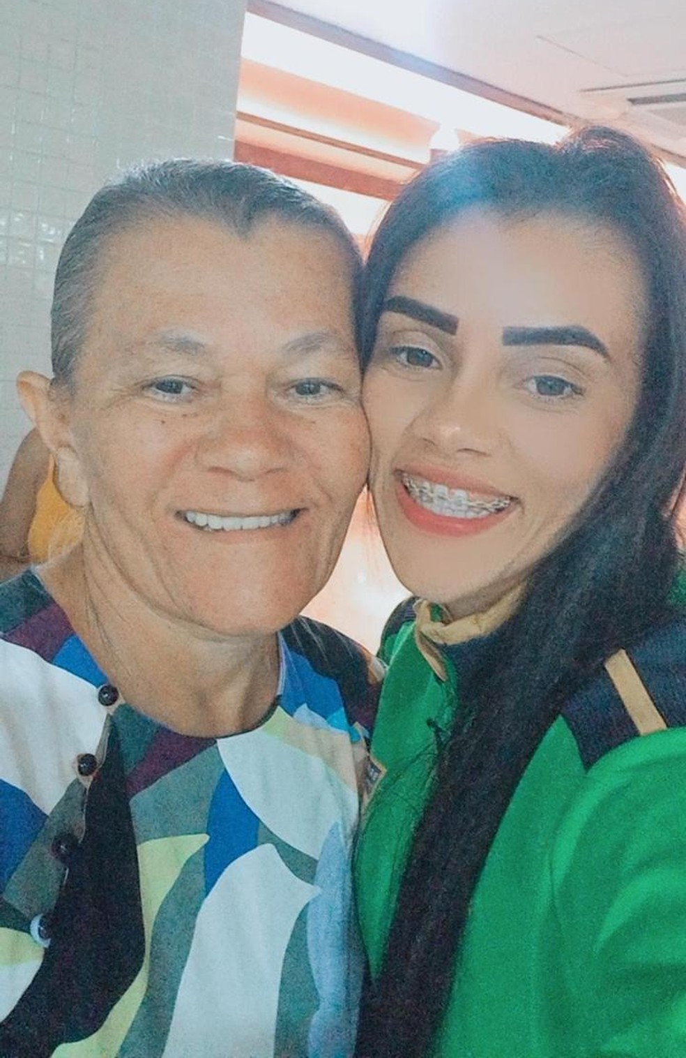 Alciana Batista e Débora Lima — Foto: Arquivo pessoal/Débora Lima