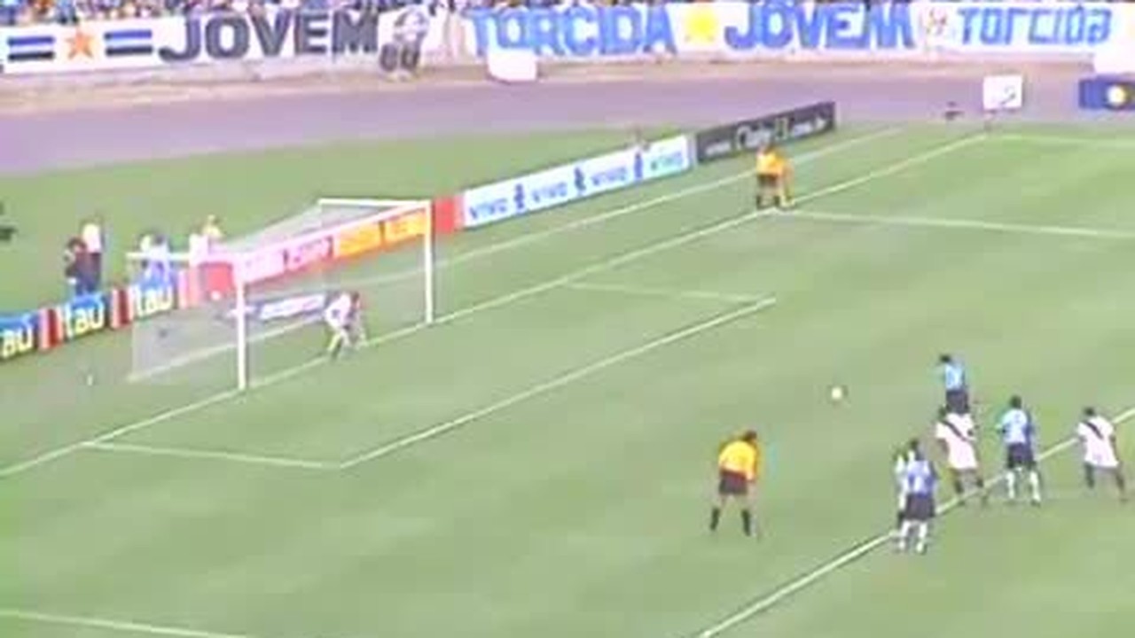 Os gols de Grêmio 1x2 Vasco, pelo Brasileirão de 2006
