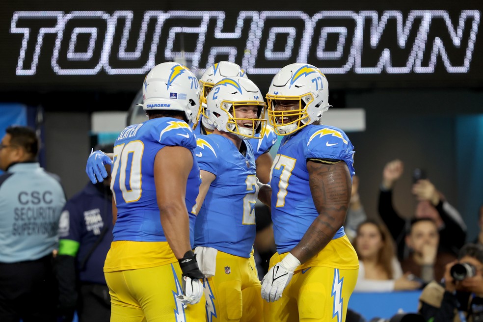 O Los Angeles Chargers é uma das equipes mais tradicionais da AFC — Foto: Sean M. Haffey/Getty Images