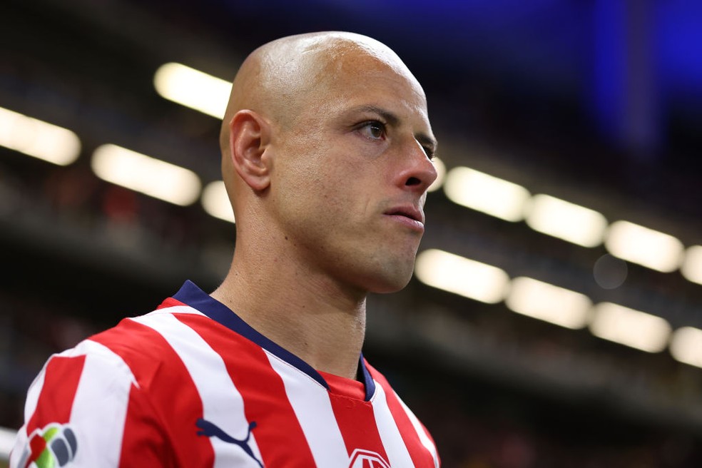 Chicharito, atacante do Chivas Guadalajara — Foto: Simon Barber/Getty Images