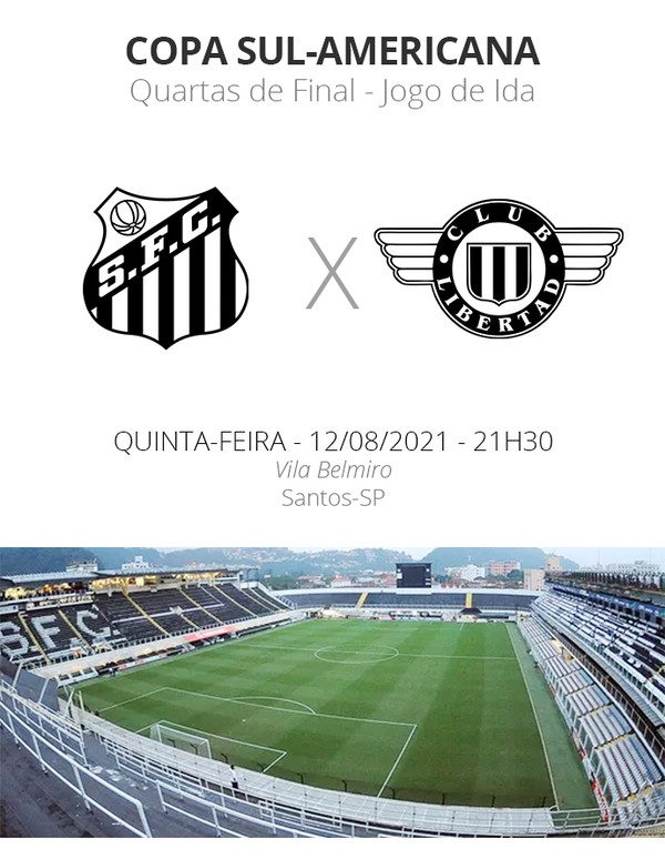 LIBERTAD X SANTOS AO VIVO COM IMAGENS - JOGO DE HOJE - ASSISTA AGORA! 