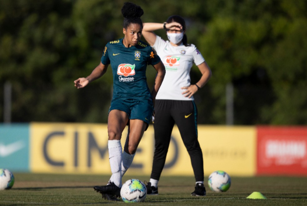 Tainara seleção brasileira — Foto: Lucas Figueiredo/CBF