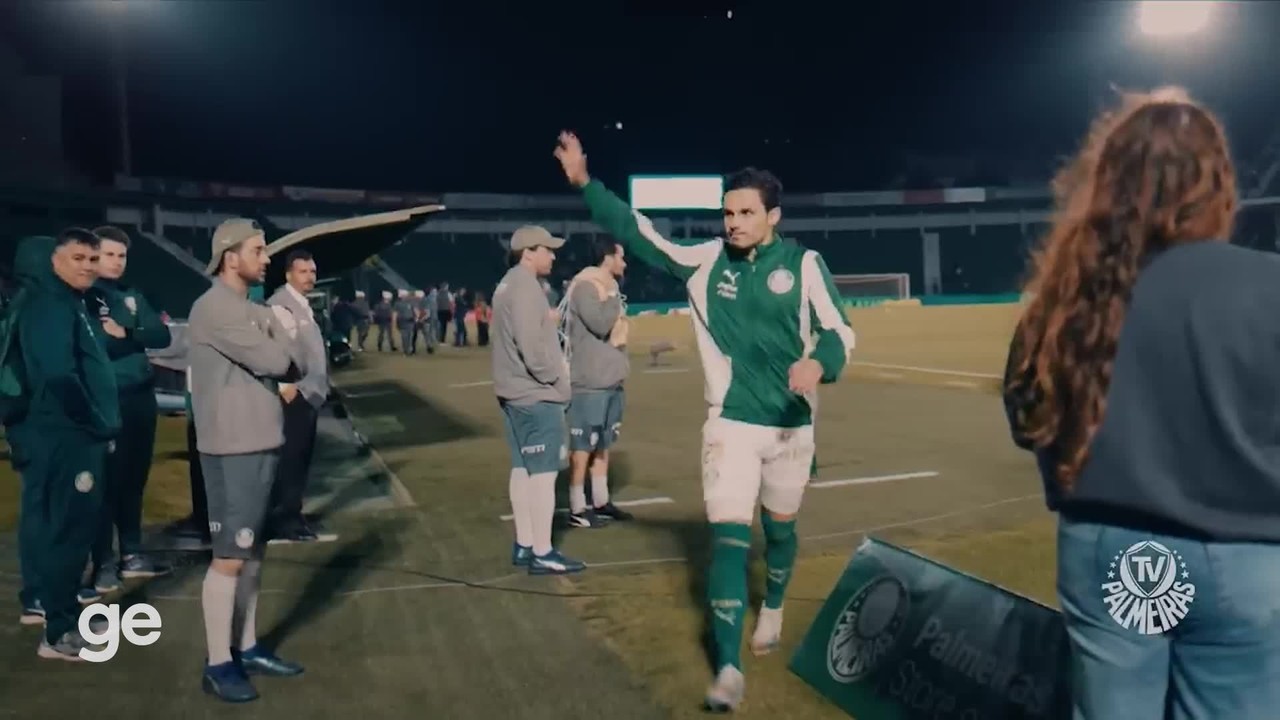 Veja os bastidores da vitória do Palmeiras sobre o Atlético-MG