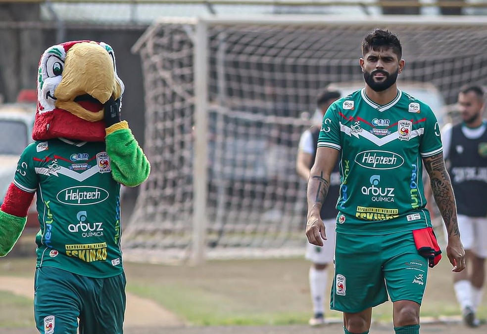 Luan, atacante do União São João — Foto: Carol Custanari