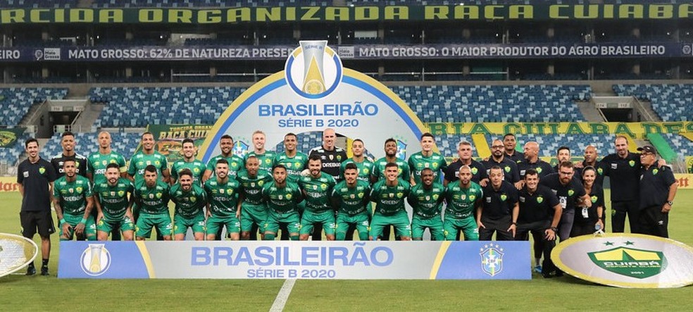 Cuiabá Esporte Clube - Série B do Brasileiro 2020 — Foto: AssCom Dourado